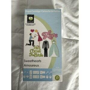 Cricut Sweethearts Shapes Cartridge Complete w/ Pad Book & Cartridge
